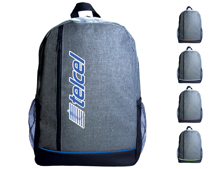 MOCHILA TIPO BACKPACK CON DOS COMPARTIMIENTOS C631